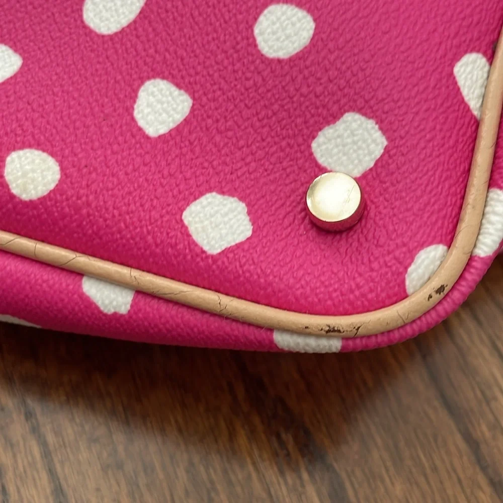 Kate Spade New York Bondi Road Harmony Baby Bag in Pink and Cream Dots